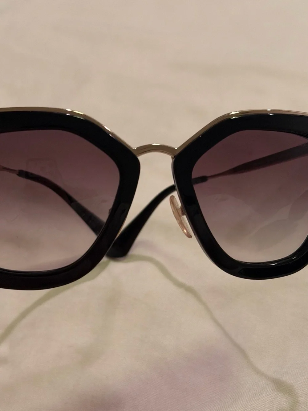 Prada Black Cat-Eye Sunglasses